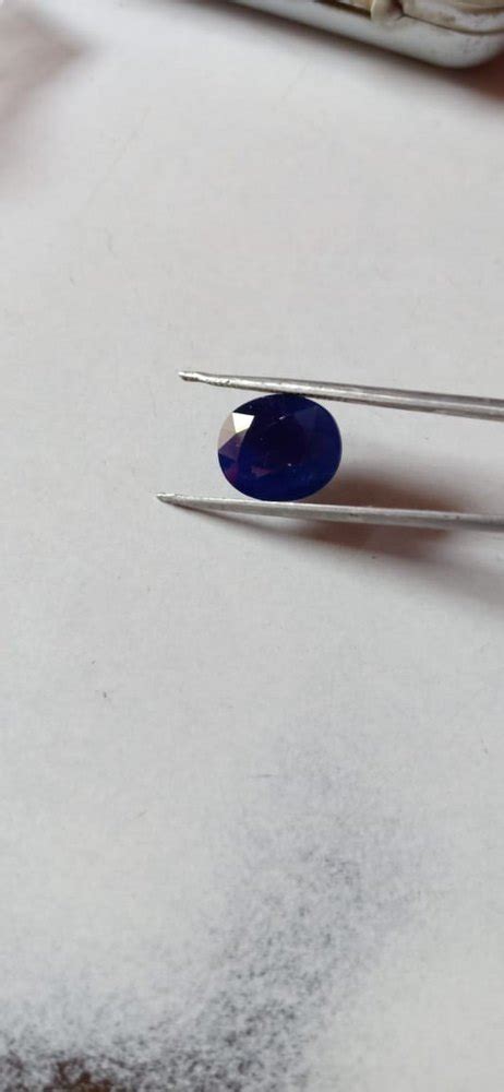 Oval Astrology Natural Blue Sapphire Madagascar Carat At Rs