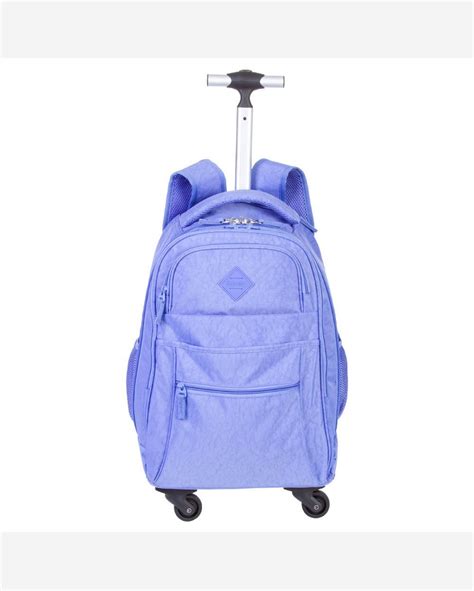 Riachuelo Mochila Carrinho Rodas Sestini Rolling Crinkle Lavanda