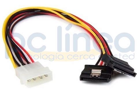 Pc Linea Computadores Cable De Poder Sata Conectores