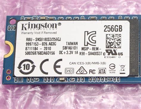 Yahooオークション Kingston Rbusns8180s3256gj M2 2280 256gb Sat