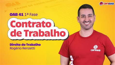 Contrato De Trabalho Direito Do Trabalho Oab Fase Youtube