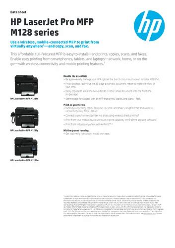 Hp Laserjet Pro Mfp M128fn Printer at Rs 23200/piece | HP Laser Printer ...