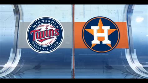 Mlb Highlights Minnesota Twins Vs Houston Astros August