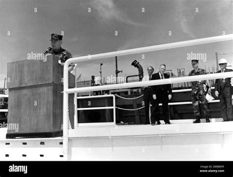 Gen Alfred M Gray Jr Commandant Of The Marine Corps Speaks During