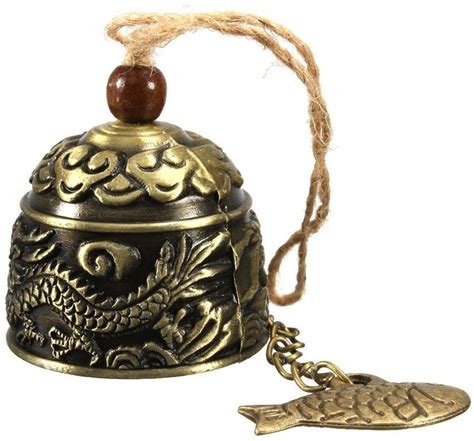 Tianlu Retro Dragon Feng Shui Bell Toy Good Luck Blessing Home Garden