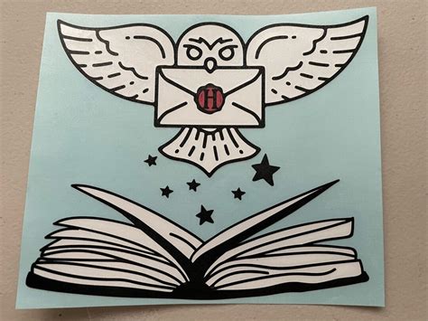 Hedwig Sticker Hedwig Owl Harry Potter Sticker Hogwarts Letter