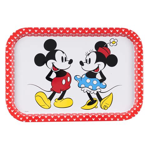 Mickey and Minnie Mouse Serving Food Tray - Walmart.com