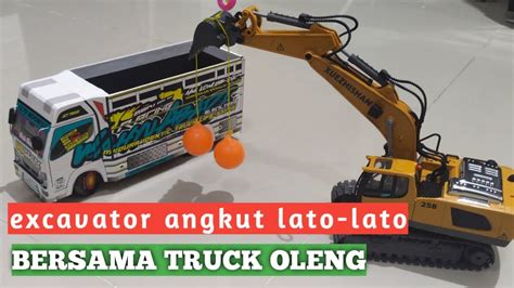 Excavator Remot Control Excavatormainlatolato Trukoleng Youtube