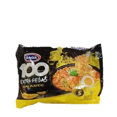 Jual Gaga 100 Mie Instan Extra Pedas Kuah Jalapeno 2 X 75 Gr Shopee Indonesia