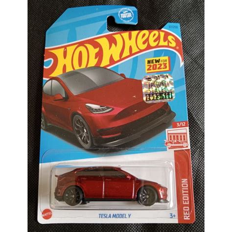 Hot WHEELS TESLA MODEL Y RED EDITION FACTORY SEALED Shopee Philippines