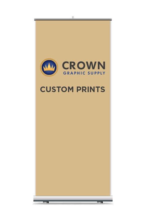 Crown Graphic Supply. Retractable Banner - 78" x 33"