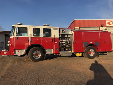 Pierce Fire Truck Enforcer Pumper Delivered To The Township Of