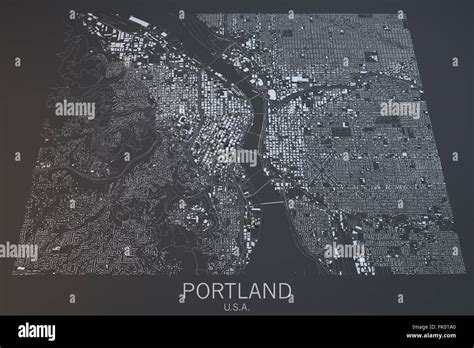 Mapa De Portland Oregon Fotograf As E Im Genes De Alta Resoluci N Alamy