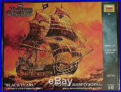 ZVEZDA 9037 Plastic Model Kit 1 72 Black Pearl Captains Jack Sparrow