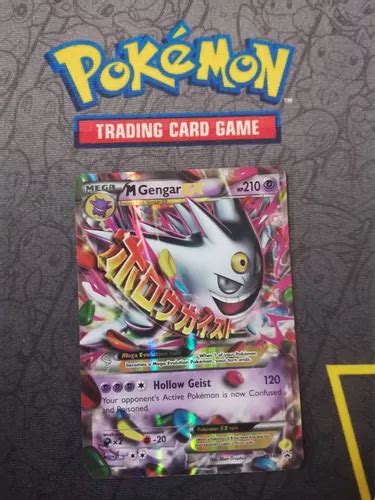 M Gengar Ex Xy166 Mega 2016 Black Star Promo Pokemon Tcg MercadoLibre