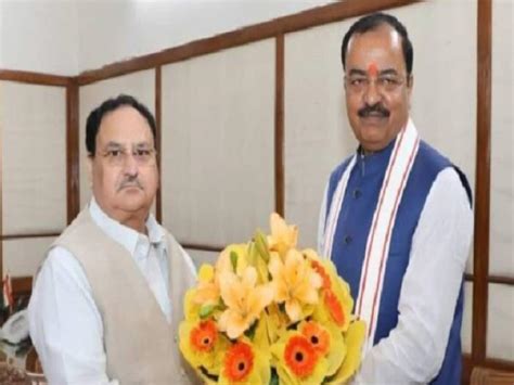 Politics Heats Up In Up Deputy Cm Keshav Prasad Maurya Meets Jp Nadda