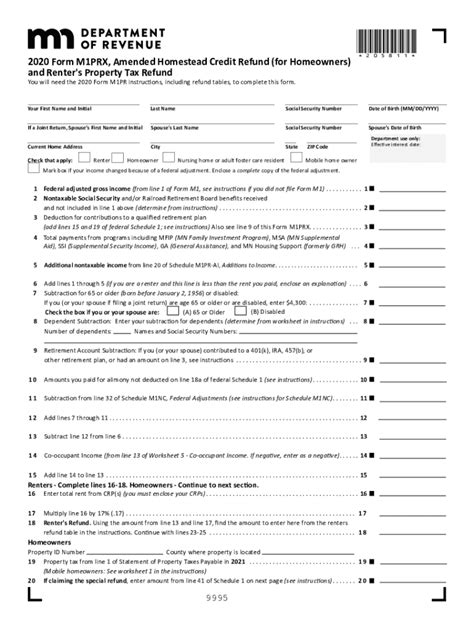 Form Mn Dor M Prx Fill Online Printable Fillable Blank Pdffiller