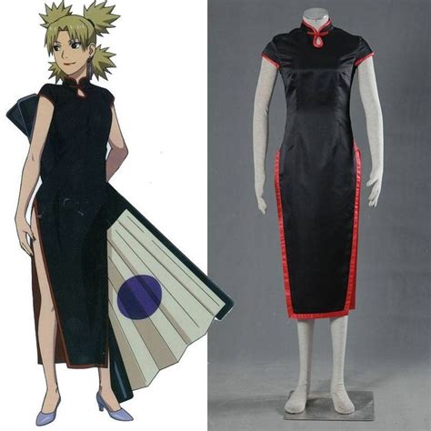 Anime Naruto Cosplay Temari Costume Halloween Dress Female Black