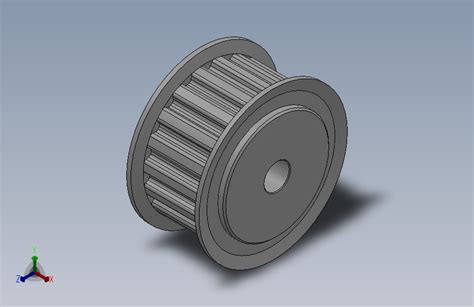 标准型梯形齿同步带轮xl型 Sxlhc 19 050 Dc6 A Solidworks 2018 模型图纸下载 懒石网