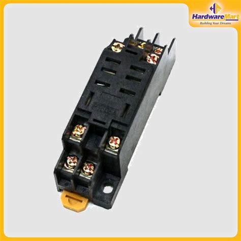 8 Pin Relay Base: (Flat Pin) | HardwareMart