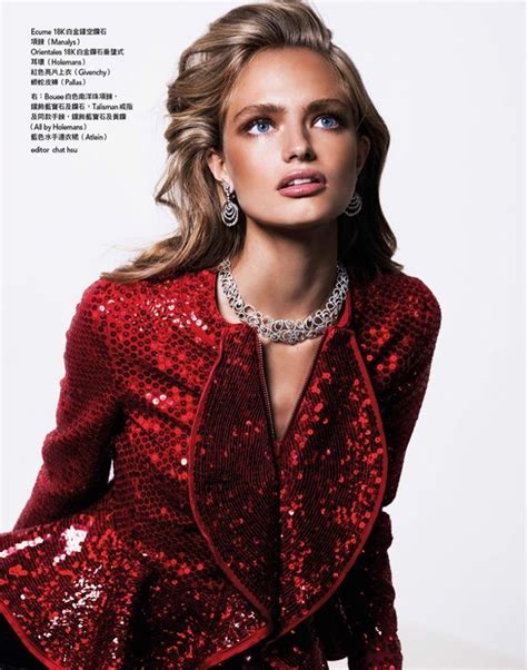 Anna Mila Guyenz Shines In Precious Gems For Vogue Taiwan Page Of