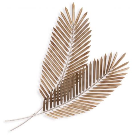 Metal Palm Leaf Wall Decor Wall Design Ideas