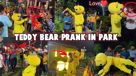 Teddy Bear Prank In Park😂 Amrut Park Teddy Bear Prank Teddy Bear