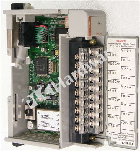 PLC Hardware: Allen Bradley 1769-IF4 4-Ch Analog Current/Voltage Input