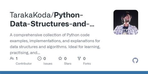 Github Tarakakoda Python Data Structures And Algorithms A