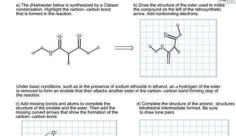 Solved B Draw The Structure Of The Ester Used To Make The