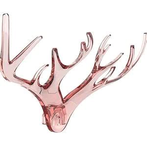 Mathis Deer Head Hanging Plastic Self Adhesive Wall Door Hook Hanger