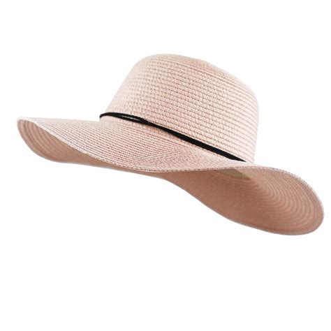 Womens Floppy Summer Sun Beach Wide Brim Straw Hat Ebay