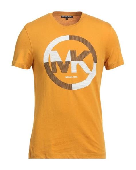 Michael Kors T Shirt In Orange For Men Lyst