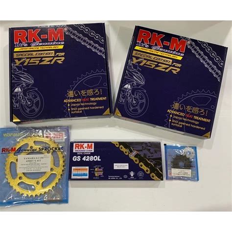 YAMAHA Y15 Y15ZR Y16 Y16ZR LC150 FZ150 FZ150 NEW RKM CHAIN KIT SET