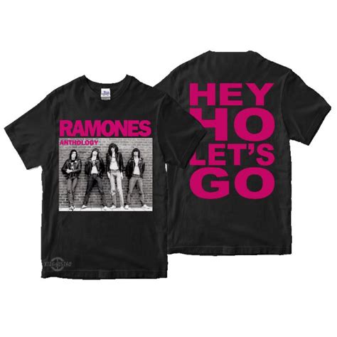 Jual Kaos RAMONES ANTHOLOGY Premium Tshirt Ramones Heyho Let S Go