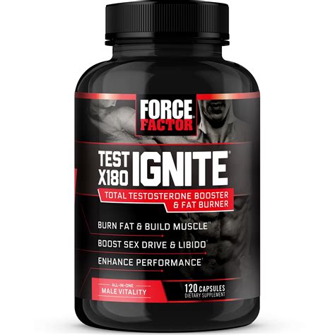 Test X180 Ignite Total Testosterone Booster For Men With Fenugreek Seed