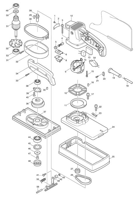 Hans Sauer Gmbh Ersatzteile Makita N Schwingschleifer