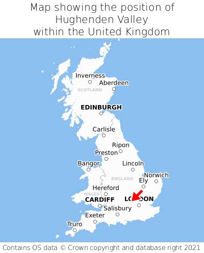 Where is Hughenden Valley? Hughenden Valley on a map