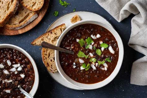 Smoky Black Bean Soup Nibble And Dine