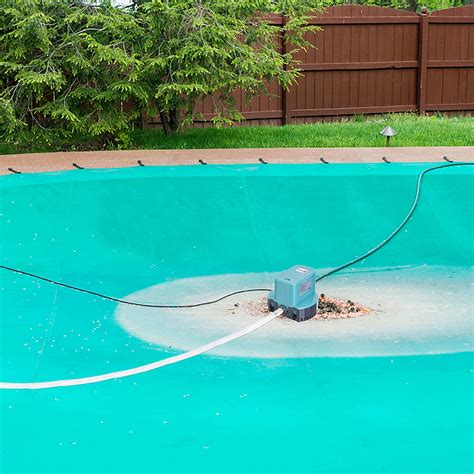 Pool Cover Pump, Submersible Pool Cover Pump 1200 GPH, above Ground ...