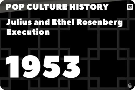 Julius And Ethel Rosenberg Execution