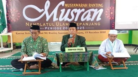 Ranting NU Di Sidoarjo Gelar Musran Ala Muktamar NU Online Jatim