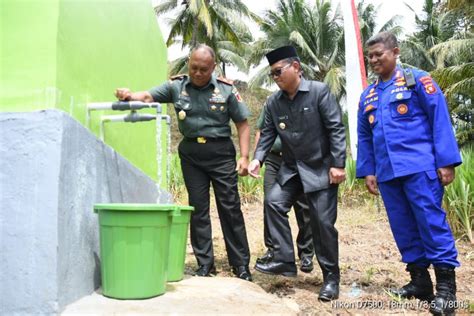 Danrem 133 NW Hadiri Peresmian Penggunaan Fasilitas Air Bersih Program