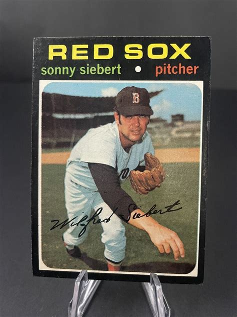 1971 Topps Baseball Set HIGH 710 Sonny Siebert VG EX Boston Red Sox EBay