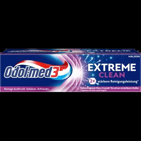 Odol Med 3 Tandpasta Extreme Clean 75 Ml Duitse Voordeel Drogist