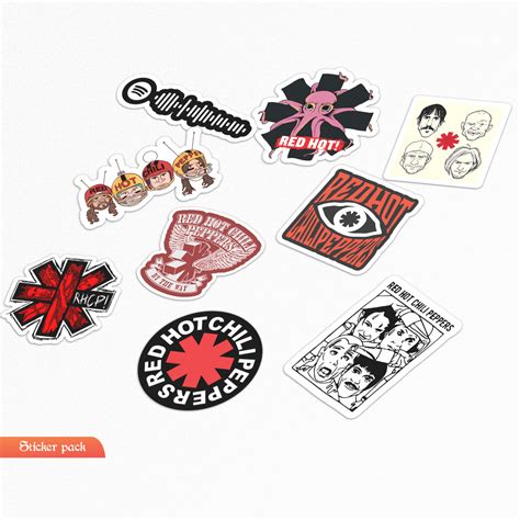 Red Hot Chili Rhcp Band Sticker Shopee Philippines