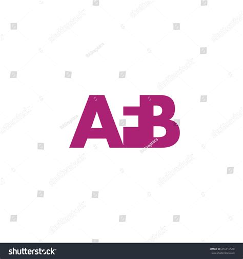 Afb Logo Vector Graphic Branding Letter Stock Vector (Royalty Free ...