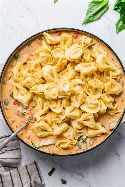 Creamy Chicken Tortellini Pasta Cookin With Mima