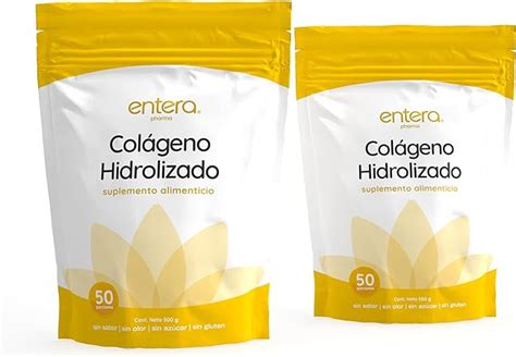 Entera Colágeno Hidrolizado 500g Pack de 2 Amazon mx Salud