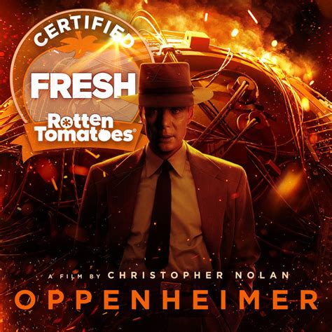 Oppenheimer (2023) is now certified fresh as well with 92% Critics ...